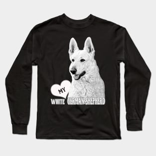 Love My White German Shepherd Long Sleeve T-Shirt